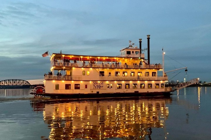 a large boat in a body of water